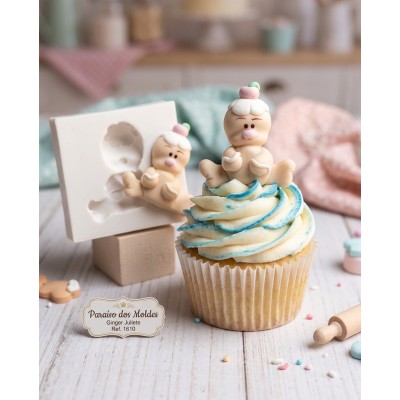 Molde de Silicone Ginger Juliete 1610