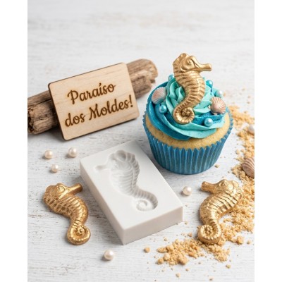 Molde de Silicone Cavalo Marinho Dolly - 073