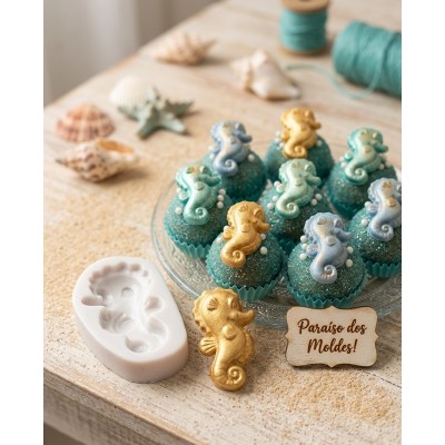 Molde de Silicone Cavalo Marinho - 075