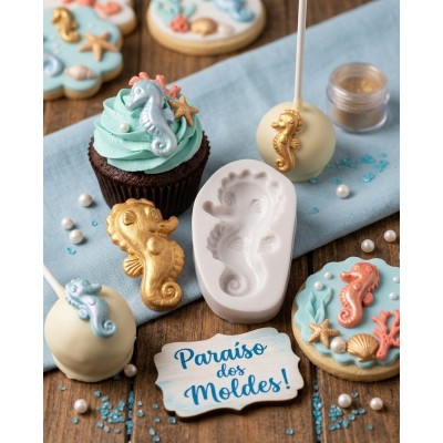 Molde de Silicone Cavalo Marinho - 075