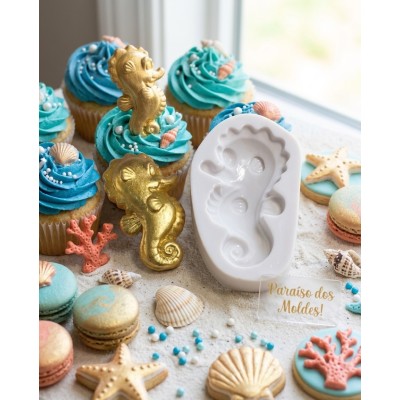 Molde de Silicone Cavalo Marinho - 075