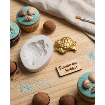 Molde de Silicone Tartaruga de Lado Dolly Gg - 080