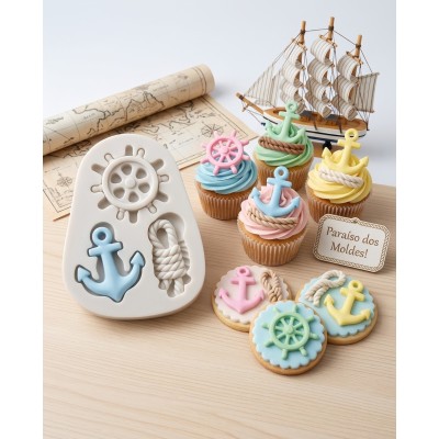 Molde de Silicone Marinheiro Médio - 087