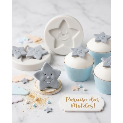 Molde de Silicone Estrela Lele - 245