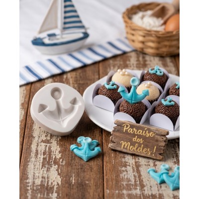 Molde de Silicone Âncora Juju - 290