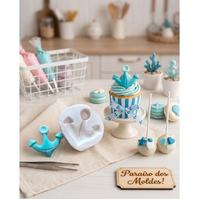 Molde de Silicone Âncora Juju - 290