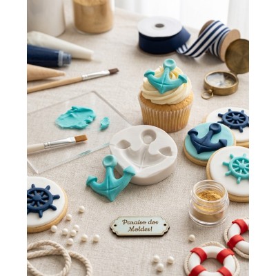 Molde de Silicone Âncora Juju - 290