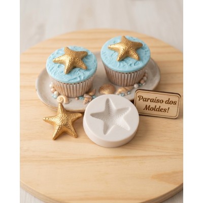 Molde Silicone Estrela Do Mar Gordinha -29 3