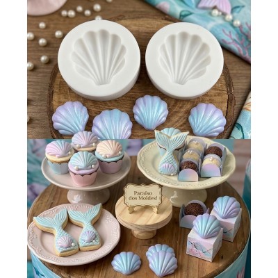 Molde de Silicone Concha Carol - 299