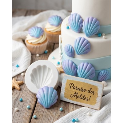 Molde de Silicone Concha Carol - 299
