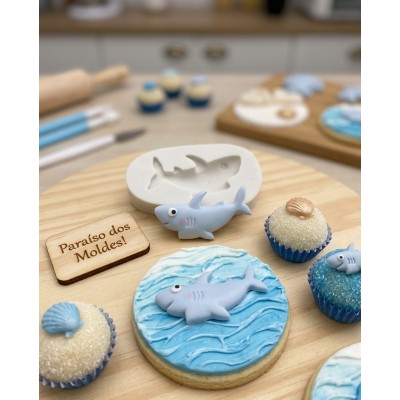 Molde de Silicone Baby Shark - 439