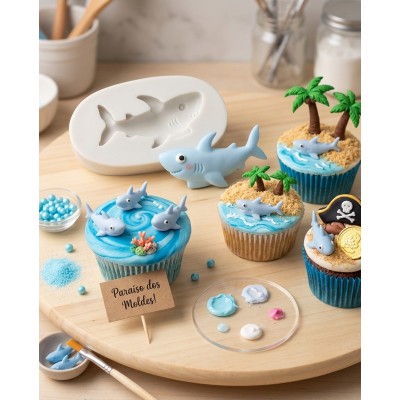 Molde de Silicone Baby Shark - 439