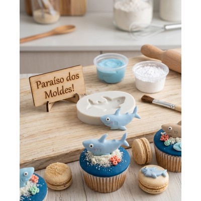 Molde de Silicone Baby Shark - 439