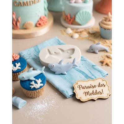 Molde de Silicone Baby Shark - 439