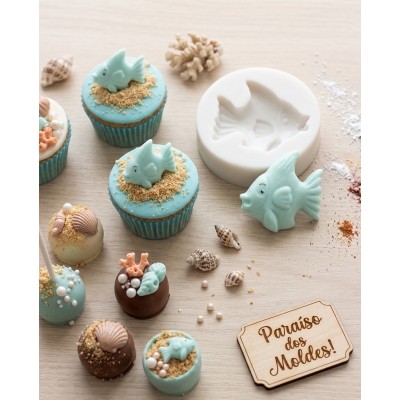 Molde de Silicone Peixinho Ale - 576