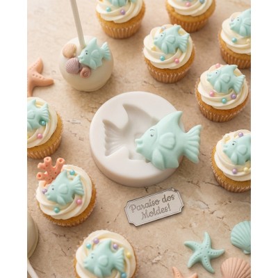 Molde de Silicone Peixinho Ale - 576
