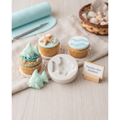Molde de Silicone Peixinho Ale - 576