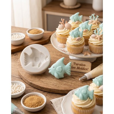 Molde de Silicone Peixinho Ale - 576
