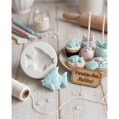 Molde de Silicone Peixinho Ale - 576