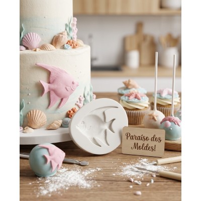 Molde de Silicone Peixe Gabriel - 987