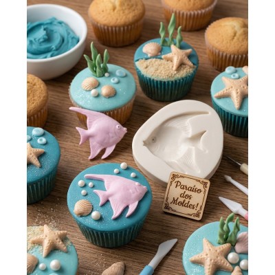 Molde de Silicone Peixe Gabriel - 987