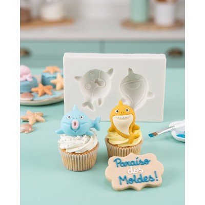 Molde de Silicone Baby Shark - 1055