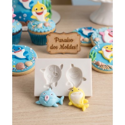 Molde de Silicone Baby Shark - 1055