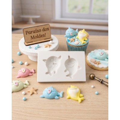 Molde de Silicone Baby Shark - 1055