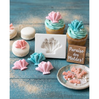 Molde de Silicone Alga Cute Mini -1056