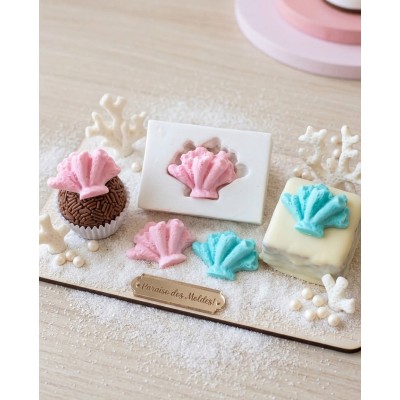 Molde de Silicone Alga Cute Mini -1056