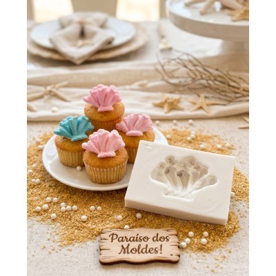 Molde de Silicone Alga Cute Mini -1056