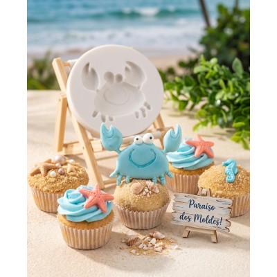 Molde de Silicone Carangueijo Blue - 1319