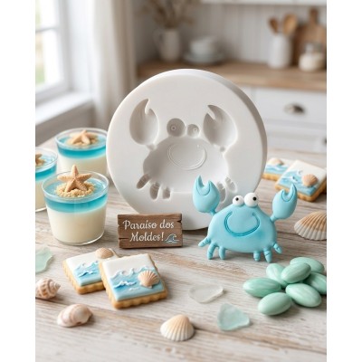 Molde de Silicone Carangueijo Blue - 1319