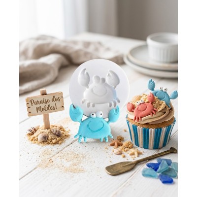 Molde de Silicone Carangueijo Blue - 1319