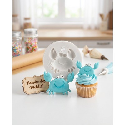 Molde de Silicone Carangueijo Blue - 1319