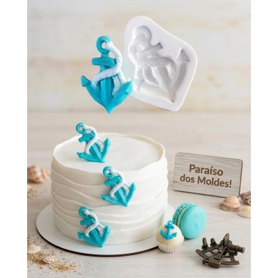 Molde de Silicone Âncora Sete Mares - 1322