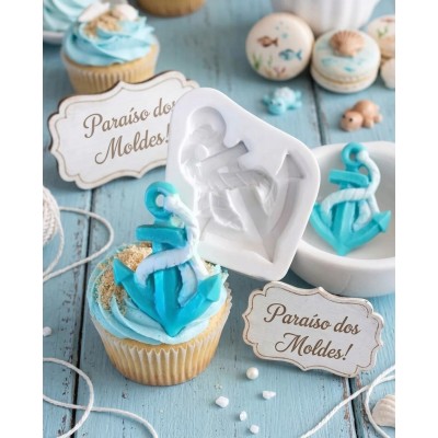 Molde de Silicone Âncora Sete Mares - 1322