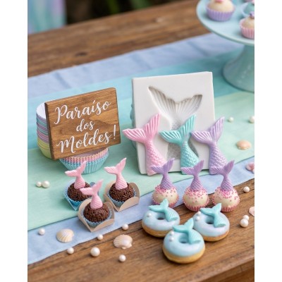 Molde de Silicone Calda de Sereia - 1323