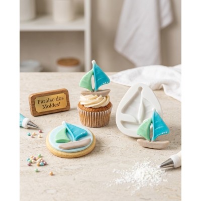 Molde de Silicone Caravela - 1324