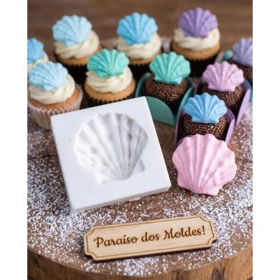 Molde de Silicone Concha love - 1326