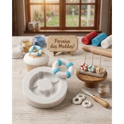 Molde de Silicone Boia Grande - 1327