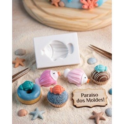 Molde de Silicone Peixe Apaixonada - 1330