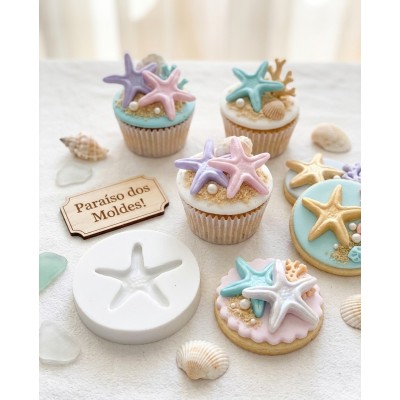 Molde de Silicone Estrela Paty - 1341