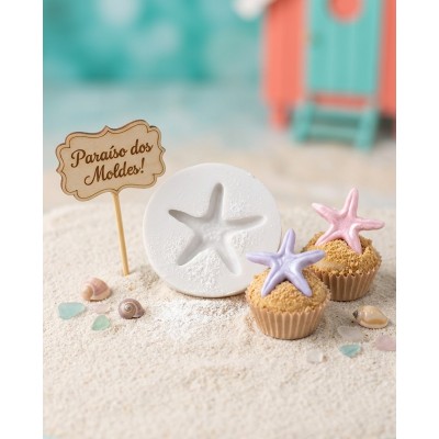 Molde de Silicone Estrela Paty - 1341