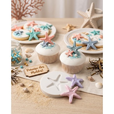 Molde de Silicone Estrela Paty - 1341