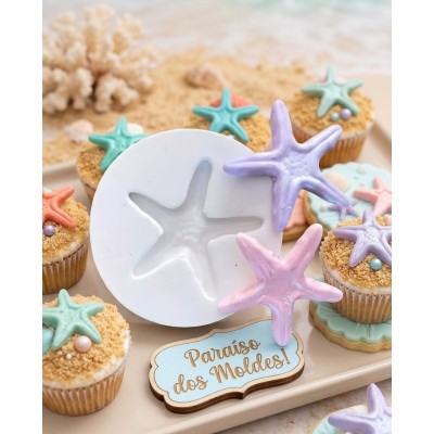 Molde de Silicone Estrela Paty - 1341