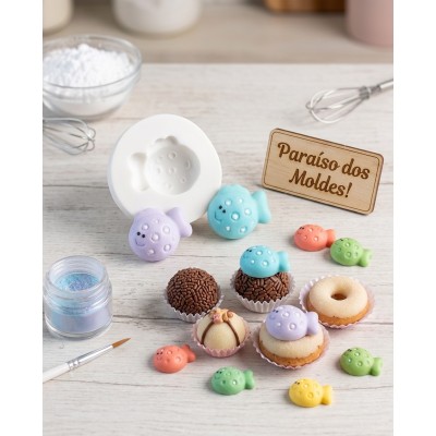 Molde de Silicone Peixe Nino - 1344