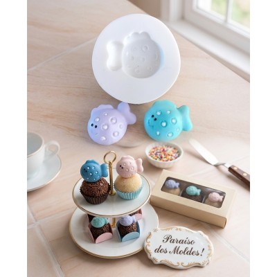 Molde de Silicone Peixe Nino - 1344