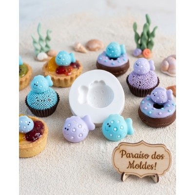 Molde de Silicone Peixe Nino - 1344