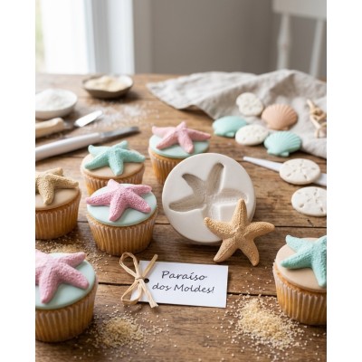Molde de Silicone Estrela Carol - 1347